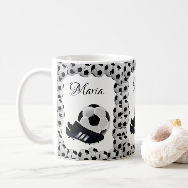 Soccer Balls Mug (With Donut)