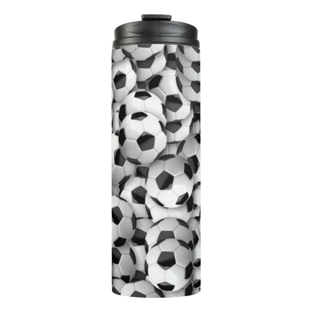 Soccer Balls Thermal Tumbler (Front)