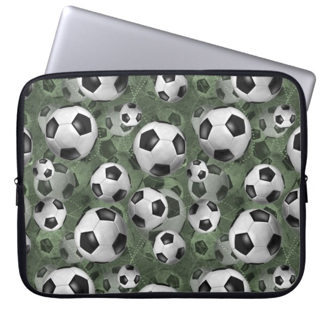 Soccer Ballz! Laptop Sleeve (Front)