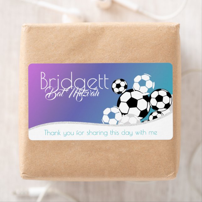 Soccer Bat Mitzvah Label (Insitu)