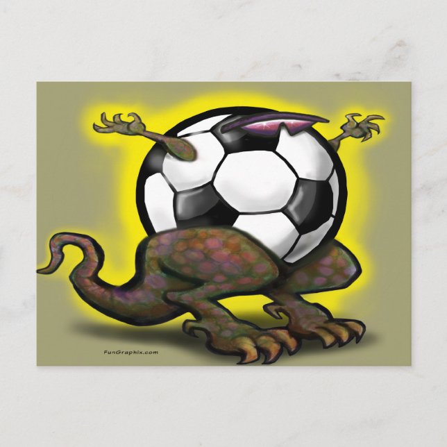Soccer Beast Postcard (Front)