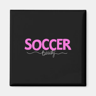 Soccer Beauty Shirt Girls Women Player Sports Tee  Magnet