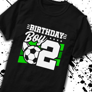 Soccer Birthday - 2 Year Old Boy - 2nd Birthday T-Shirt