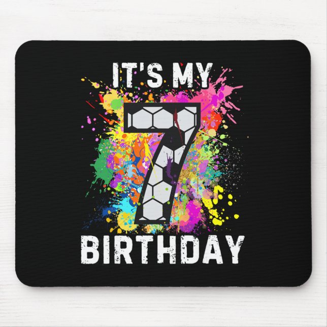 Soccer Birthday 7  Mouse Pad (Front)
