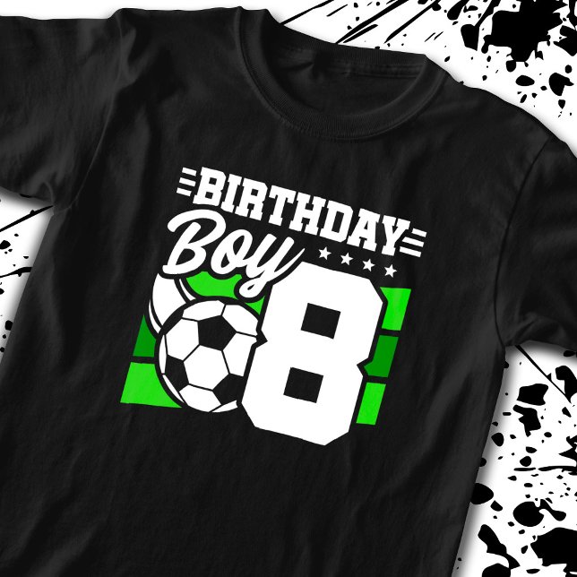 Soccer Birthday - 8 Year Old Boy - 8th Birthday T-Shirt (Creator Uploaded)