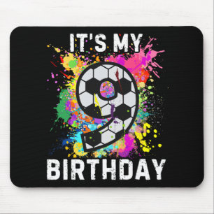 Soccer Birthday 9 Mouse Pad
