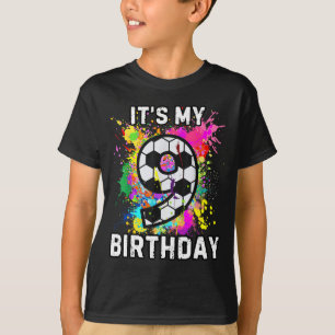 Soccer Birthday 9  T-Shirt