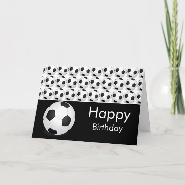 Soccer Birthday Card (Front)