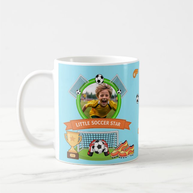 Soccer Birthday Gift For Little Player Mug (Left)