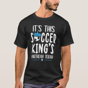 Soccer  Birthday Graphic Boys Men Kids Soccer 2 T-Shirt