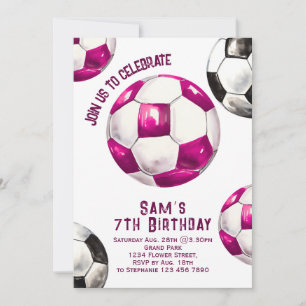Soccer Birthday Invitation - Soccer Party