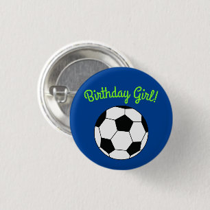 Soccer Birthday Party 3 Cm Round Badge