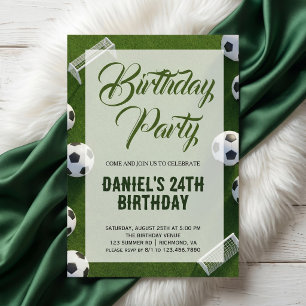 Soccer Birthday Party Invitation