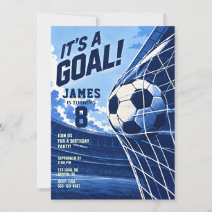 Soccer Birthday Party Invitation