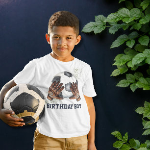 Soccer Birthday Party Shirt for Boys