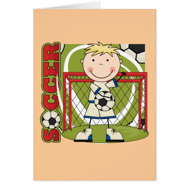 SOCCER - Blonde Boy Goalie Tshirts and Gifts (Front)