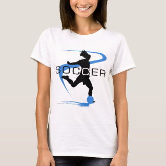 Soccer Blue Girls T-Shirt