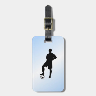 Soccer Blue / Sports Design Luggage Tag
