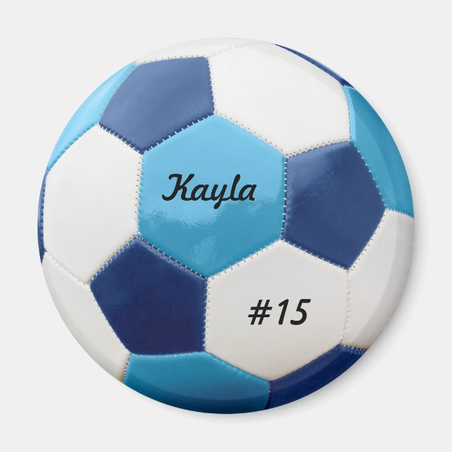 Soccer Blues Magnet (Front)