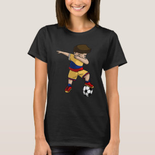 Soccer Boy Dabbing Colombian Boys Football Kid Da T-Shirt