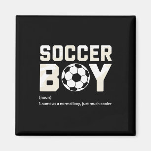 Soccer Boy Definition Magnet