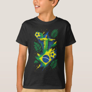 Soccer Brazil Footbyll Christ Rio Culture T-Shirt