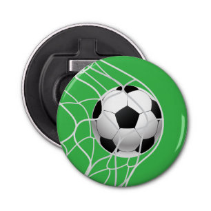 Soccer Button Bottle Opener