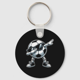 Soccer Byll Dabbing Funny Sports Player Soccer  Key Ring