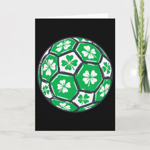 Soccer Byll Ireland Shamrock Irish St Patricks Day Card