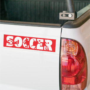 Soccer Car Bumper Sticker