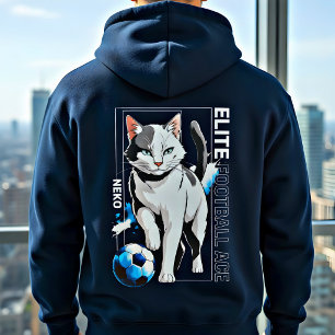 Soccer Cat Cute Design for Cat Lovers & Football  Hoodie