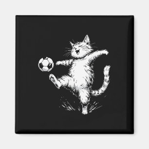 Soccer Cat, For Kids And Boys Soccer Ll, Soccer  Magnet