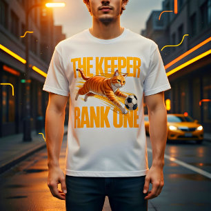 Soccer Cat Goalkeeper – Cute Funny Gift  Tri-Blend Shirt