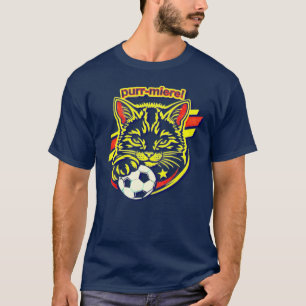 Soccer Cat graphic T-Shirt
