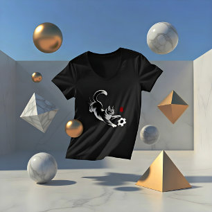 Soccer Cat Perfect for Pet Lovers & Sports Fans T-Shirt