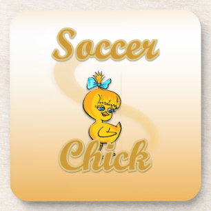 Soccer Chick Coaster