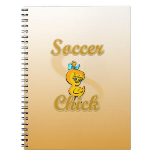 Soccer Chick Spiral Notebook