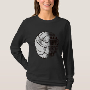 Soccer Christian Philippians 413 I Can Do All Thin T-Shirt