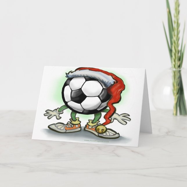 Soccer Christmas Card (Front)