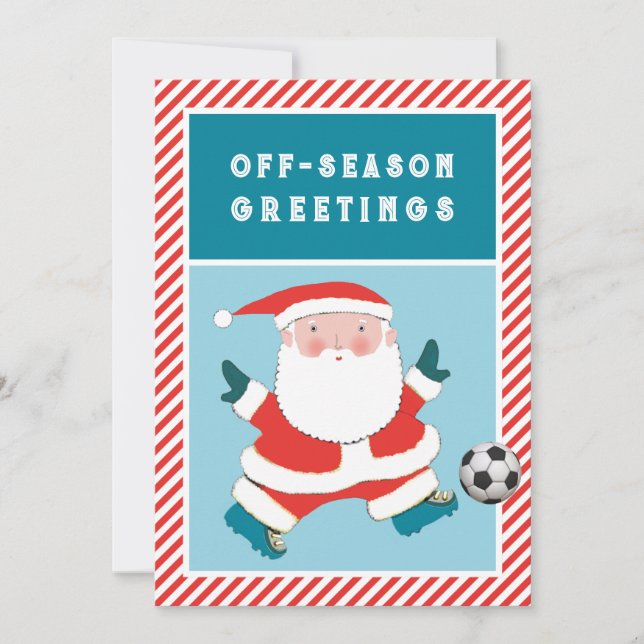 Soccer Christmas Cards (Front)