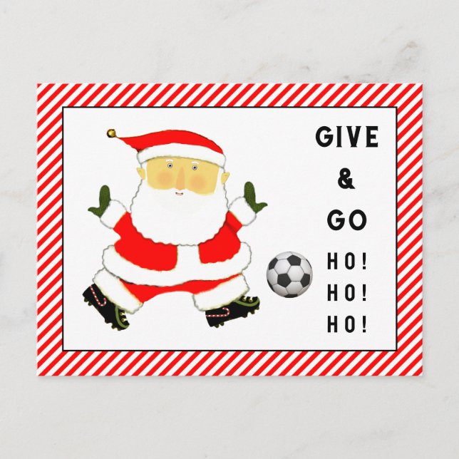 Soccer Christmas cards (Front)