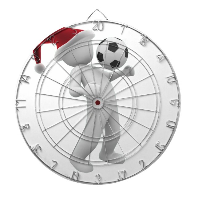 soccer christmas dartboard (Front)