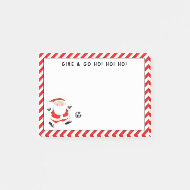 Soccer Christmas Gift Notes (Front)