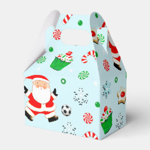 Soccer Christmas Holiday Favour Box