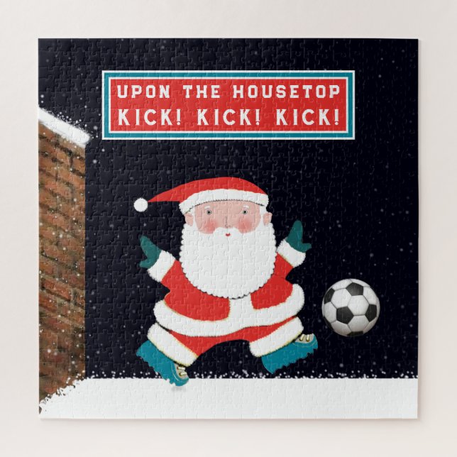 Soccer Christmas Jigsaw Puzzle (Vertical)