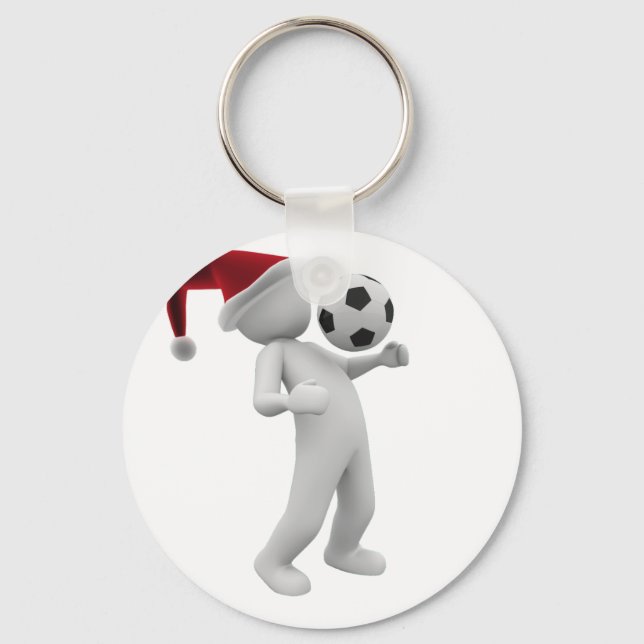 soccer christmas key ring (Front)