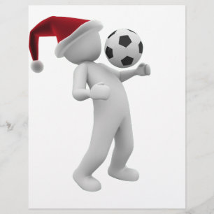 soccer christmas letterhead