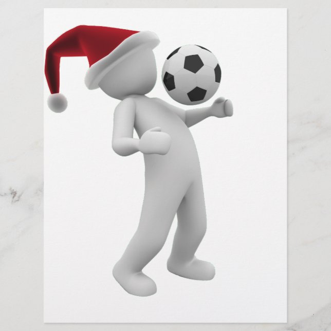 soccer christmas letterhead (Front)