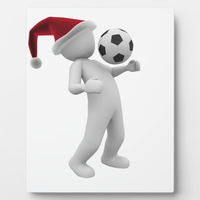 soccer christmas plaque (Front)