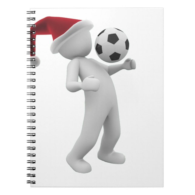 soccer christmas spiral notebook (Front)